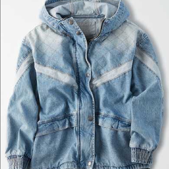 American Eagle Outfitters Jackets & Blazers - Oversized Denim Trucker Jacket